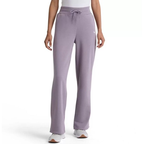 Puma Women's Purple Fleece Straight Leg Jogger Sweatpants Size 2XL XXL NWT - Picture 1 of 5